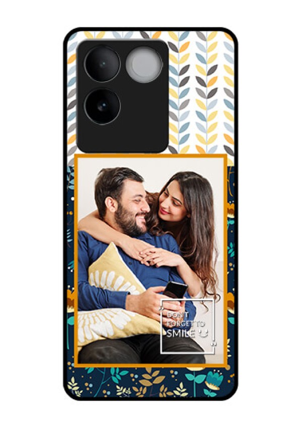 iQOO Z7 Pro 5G Custom Glass Phone Case - Pattern Design