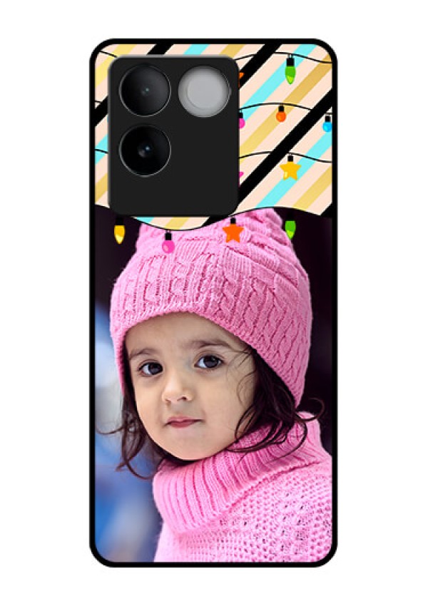 iQOO Z7 Pro 5G Custom Glass Phone Case - Lights Hanging Design