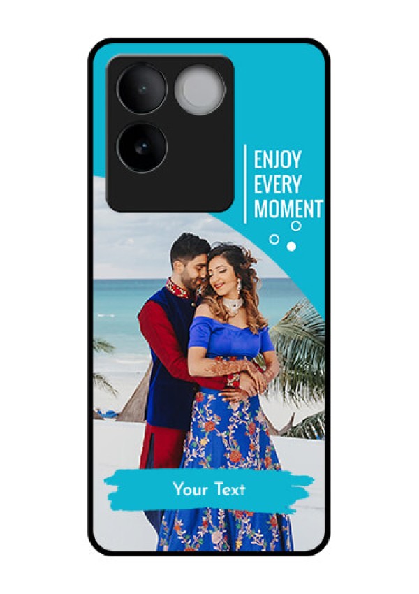 iQOO Z7 Pro 5G Custom Glass Phone Case - Happy Moment Design