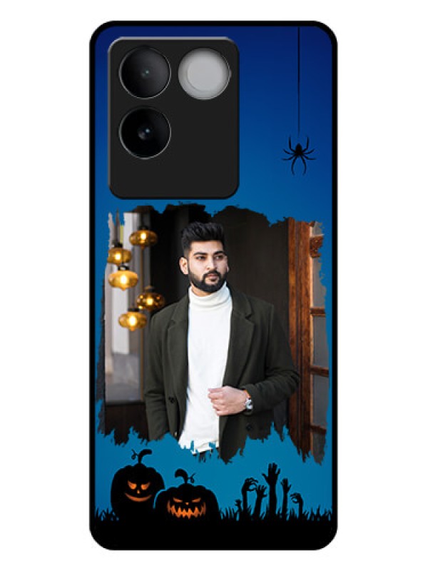 Custom iQOO Z7 Pro 5G Custom Glass Phone Case - With Pro Halloween Design