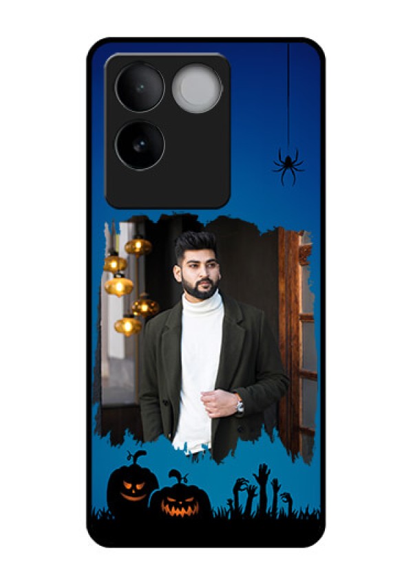 iQOO Z7 Pro 5G Custom Glass Phone Case - With Pro Halloween Design