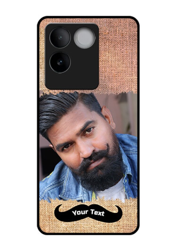 iQOO Z7 Pro 5G Custom Glass Phone Case - With Texture Design