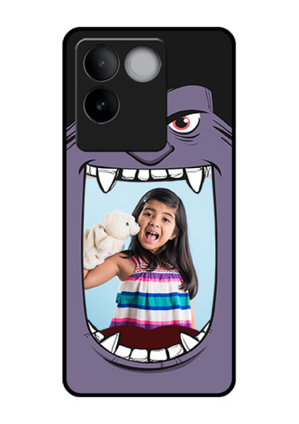 iQOO Z7 Pro 5G Custom Glass Phone Case - Angry Monster Design