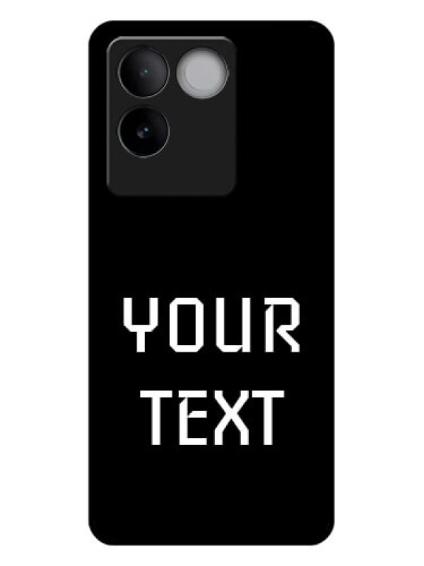 Custom iQOO Z7 Pro 5G Custom Glass Phone Case - Your Name Design