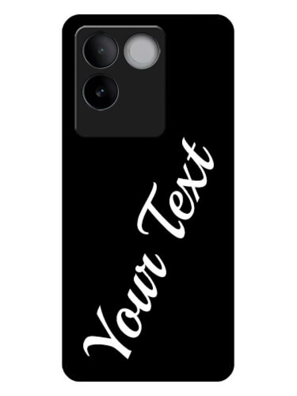 Custom iQOO Z7 Pro 5G Custom Glass Phone Case - With Your Name Design