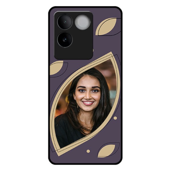 iQOO Z7 Pro 5G Custom Glass Phone Case - Falling Leaf Design