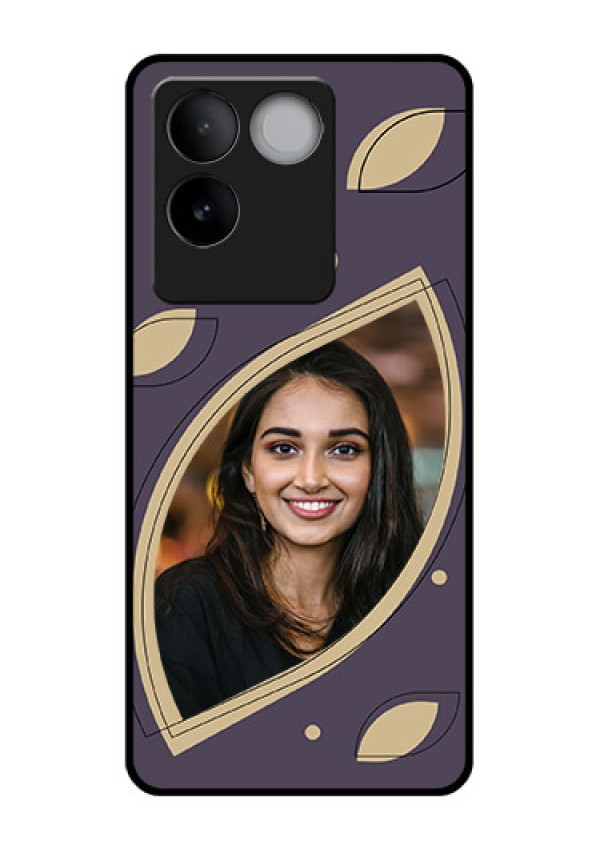 iQOO Z7 Pro 5G Custom Glass Phone Case - Falling Leaf Design