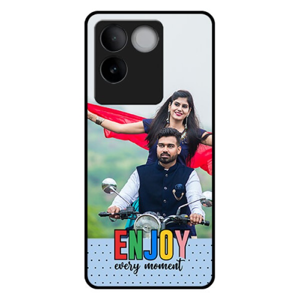 iQOO Z7 Pro 5G Custom Glass Phone Case - Enjoy Every Moment Design iQOO Z7 Pro 5G Custom Glass Phone Case - Enjoy Every Moment Design