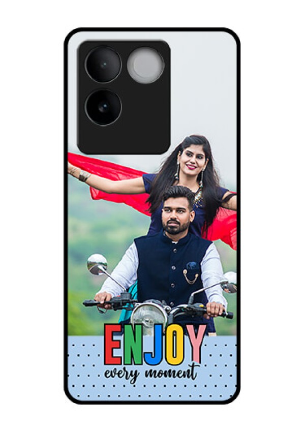 iQOO Z7 Pro 5G Custom Glass Phone Case - Enjoy Every Moment Design