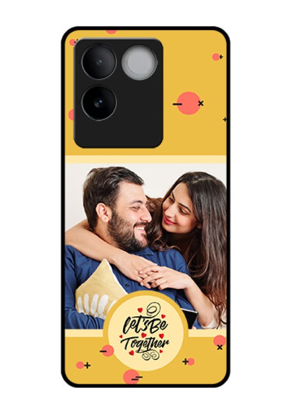 iQOO Z7 Pro 5G Custom Glass Phone Case - Lets Be Together Design