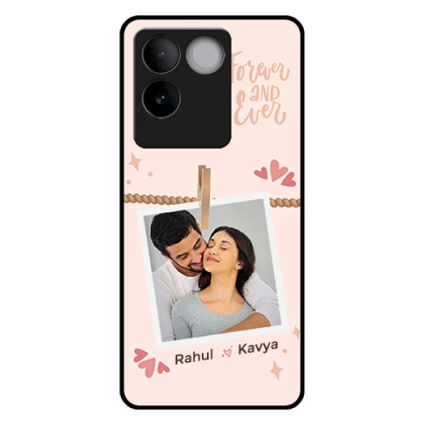 iQOO Z7 Pro 5G Custom Glass Phone Case - Forever And Ever Love Design iQOO Z7 Pro 5G Custom Glass Phone Case - Forever And Ever Love Design