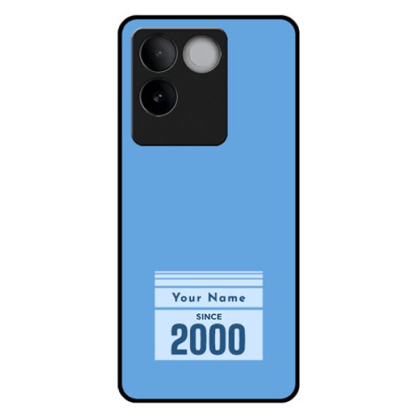 iQOO Z7 Pro 5G Custom Glass Phone Case - Custom Year Of Birth Design iQOO Z7 Pro 5G Custom Glass Phone Case - Custom Year Of Birth Design