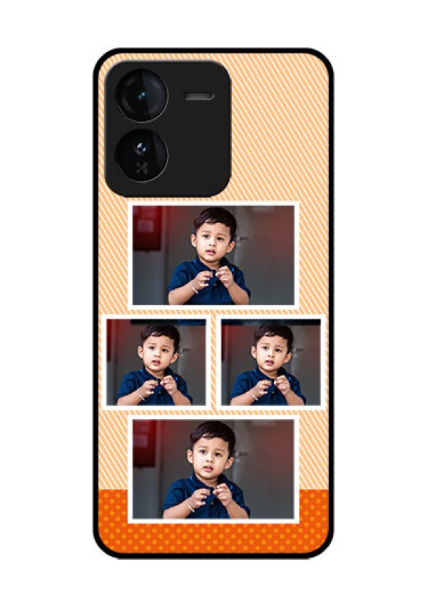 iQOO Z9 5G Custom Glass Phone CaseBulk Photos Upload Design