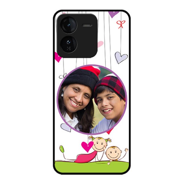 iQOO Z9 5G Custom Glass Phone CaseCute Kids Phone Case Design iQOO Z9 5G Custom Glass Phone CaseCute Kids Phone Case Design
