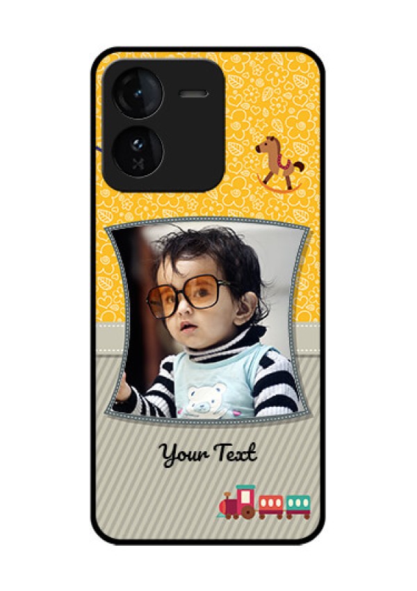 iQOO Z9 5G Custom Glass Phone CaseBaby Picture Upload Design