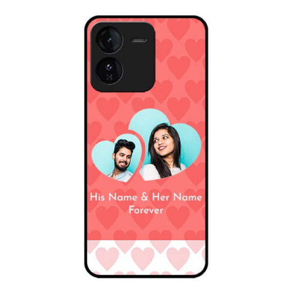 iQOO Z9 5G Custom Glass Phone CaseCouple Pic Upload Design iQOO Z9 5G Custom Glass Phone CaseCouple Pic Upload Design