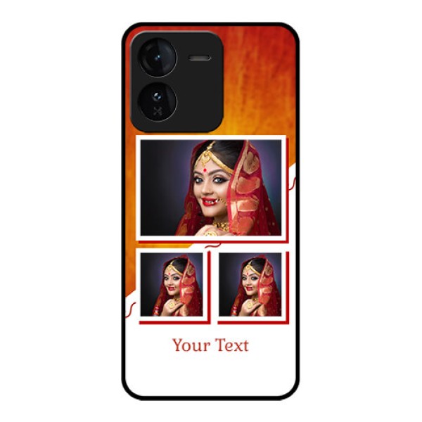 iQOO Z9 5G Custom Glass Phone CaseWedding Memories Design