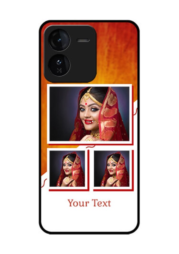 iQOO Z9 5G Custom Glass Phone CaseWedding Memories Design