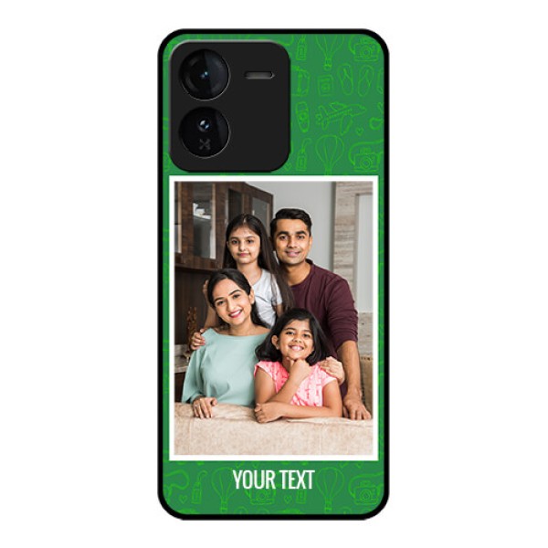 iQOO Z9 5G Custom Glass Phone CasePicture Upload Design