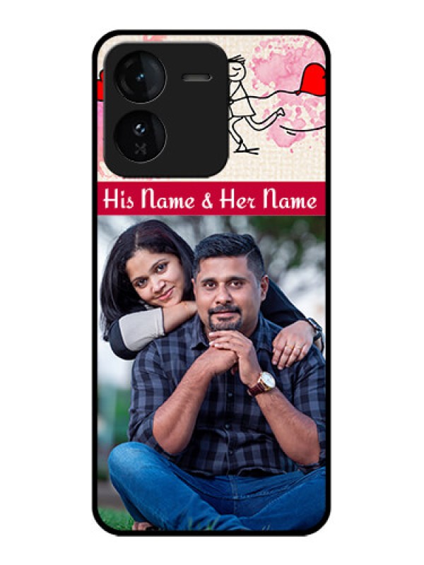 Custom iQOO Z9 5G Custom Glass Phone CaseYou And Me Case Design