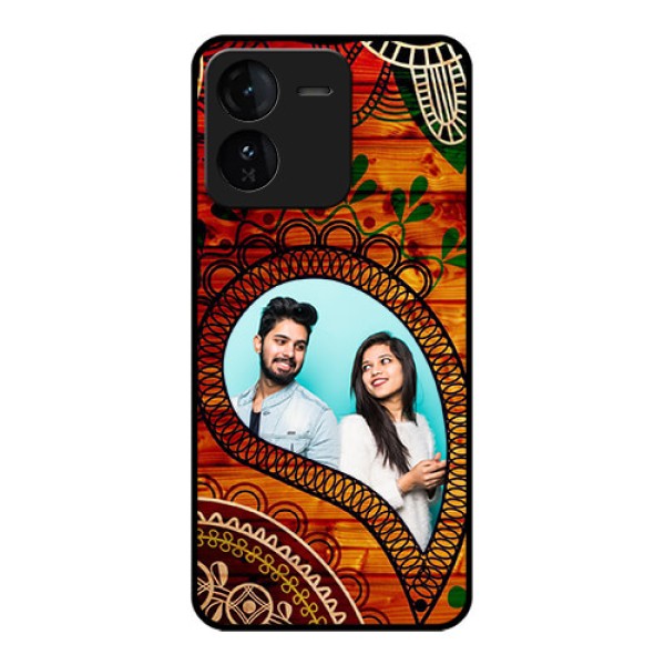 iQOO Z9 5G Custom Glass Phone CaseAbstract Colorful Design