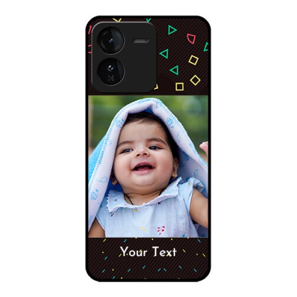 iQOO Z9 5G Custom Glass Phone CaseWith Confetti Birthday Design iQOO Z9 5G Custom Glass Phone CaseWith Confetti Birthday Design