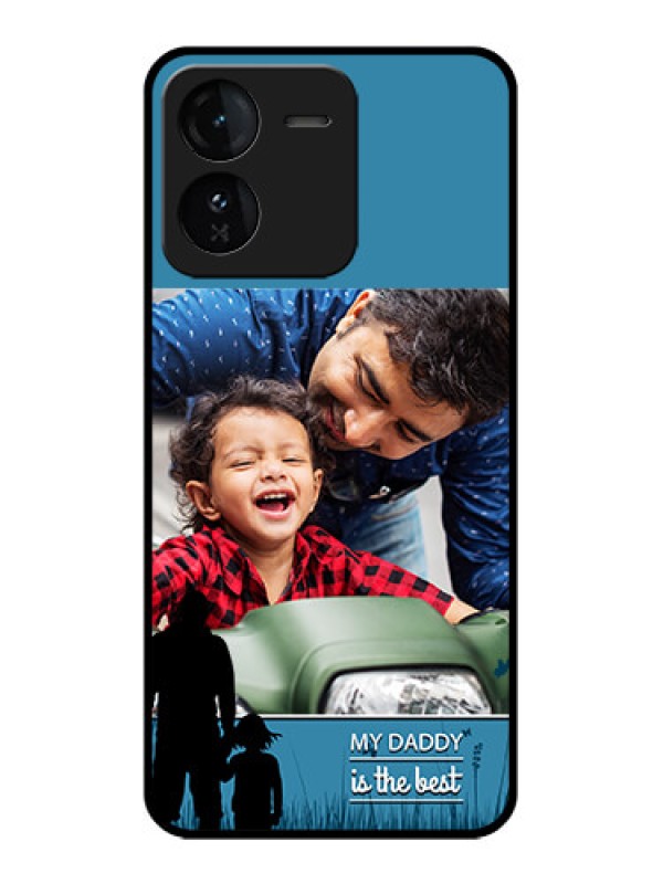 Custom iQOO Z9 5G Custom Glass Phone CaseBest Dad Design