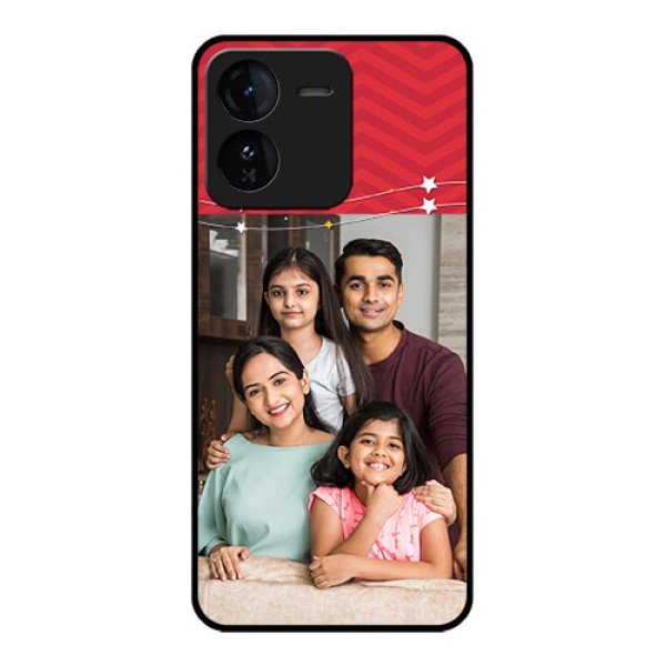 iQOO Z9 5G Custom Glass Phone CaseHappy Family Design