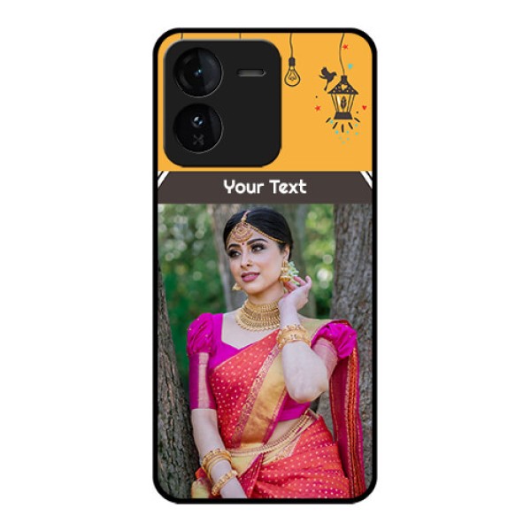 iQOO Z9 5G Custom Glass Phone CaseWith Family Picture And Icons iQOO Z9 5G Custom Glass Phone CaseWith Family Picture And Icons