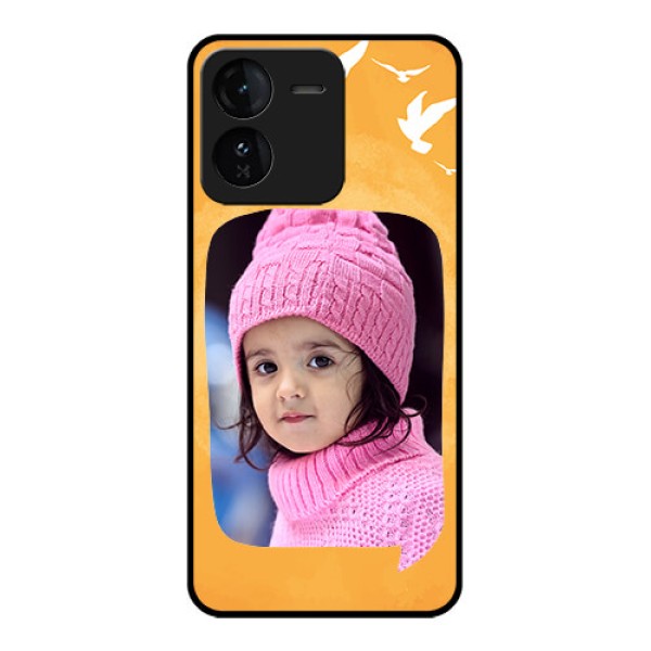 iQOO Z9 5G Custom Glass Phone CaseWater Color Design With Bird Icons iQOO Z9 5G Custom Glass Phone CaseWater Color Design With Bird Icons