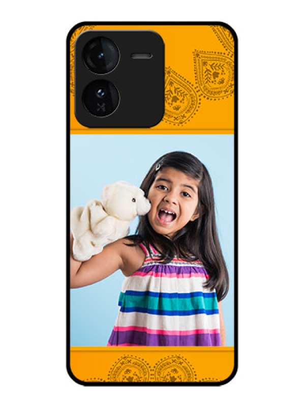 Custom iQOO Z9 5G Custom Glass Phone CasePhoto Wedding Design