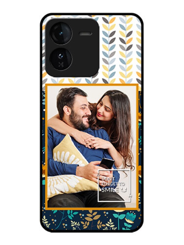 Custom iQOO Z9 5G Custom Glass Phone CasePattern Design