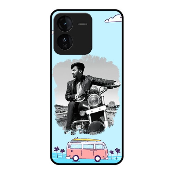 iQOO Z9 5G Custom Glass Phone CaseTravel and Adventure Design