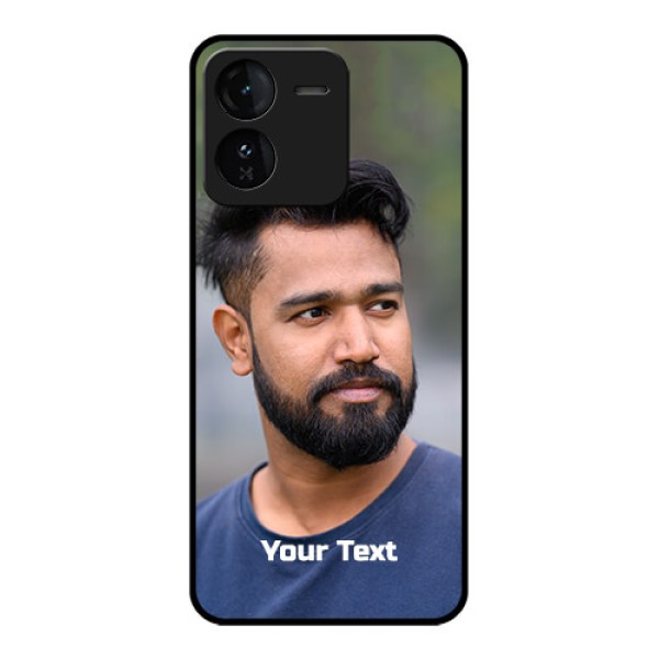 iQOO Z9 5G Custom Glass Phone CasePhoto With Text Design iQOO Z9 5G Custom Glass Phone CasePhoto With Text Design