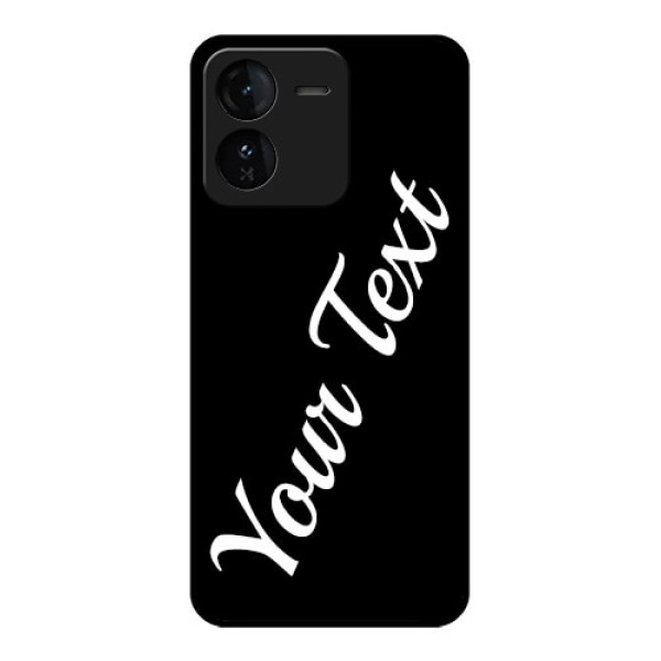 iQOO Z9 5G Custom Glass Phone CaseWith Your Name Design