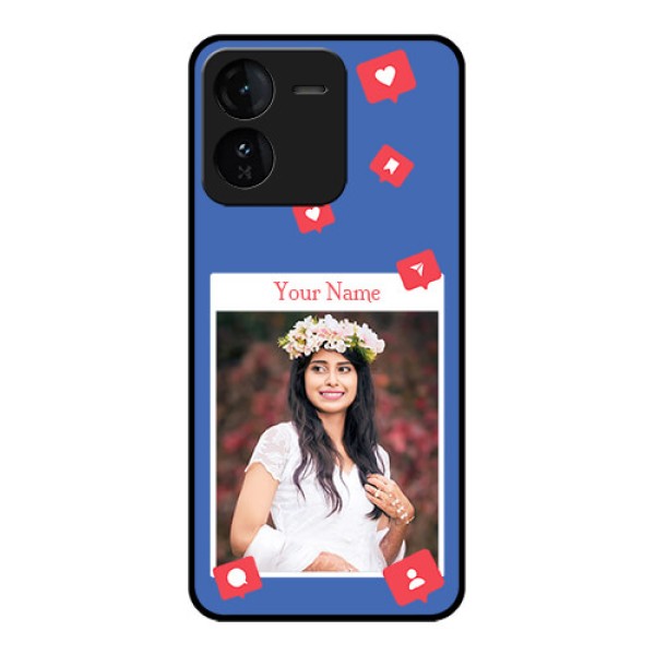 iQOO Z9 5G Custom Glass Phone CaseLike Share And Comment Design