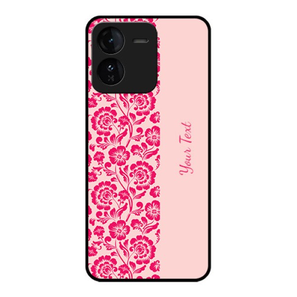 iQOO Z9 5G Custom Glass Phone CaseAttractive Floral Pattern Design iQOO Z9 5G Custom Glass Phone CaseAttractive Floral Pattern Design