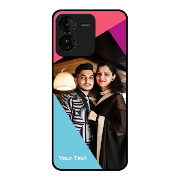 iQOO Z9 5G Custom Glass Phone CaseStacked Triple Colour Design iQOO Z9 5G Custom Glass Phone CaseStacked Triple Colour Design