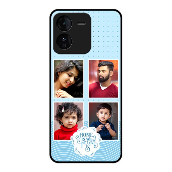 iQOO Z9 5G Custom Glass Phone CaseCute Love Quote With 4 Pic Upload Design iQOO Z9 5G Custom Glass Phone CaseCute Love Quote With 4 Pic Upload Design