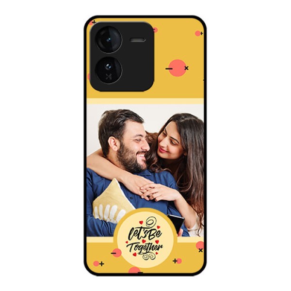 iQOO Z9 5G Custom Glass Phone CaseLets Be Together Design