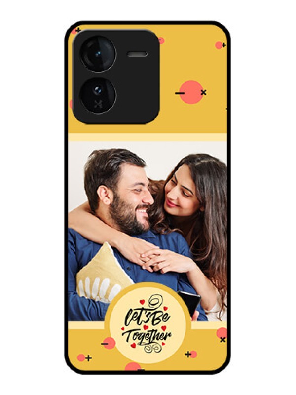 Custom iQOO Z9 5G Custom Glass Phone CaseLets Be Together Design