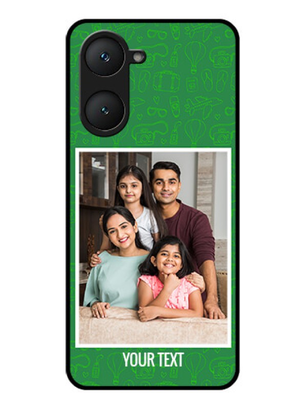 Custom iQOO Z9 Lite 5G Custom Glass Phone Case - Picture Upload Design