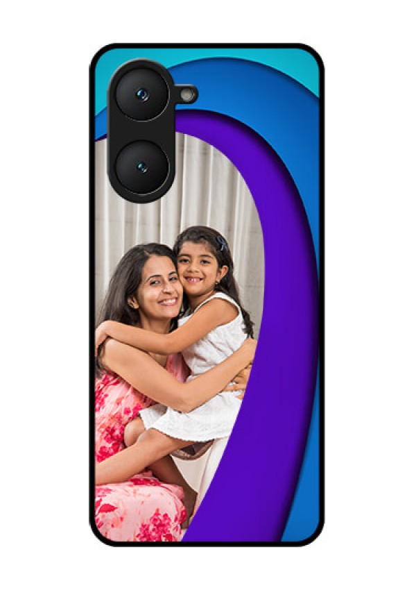iQOO Z9 Lite 5G Custom Glass Phone Case - Simple Pattern Design