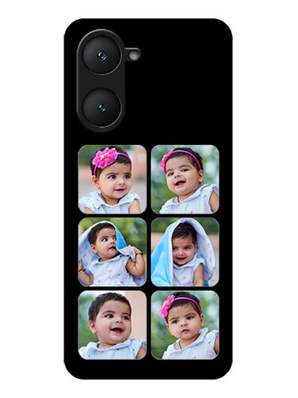 Custom iQOO Z9 Lite 5G Custom Glass Phone Case - Multiple Pictures Design