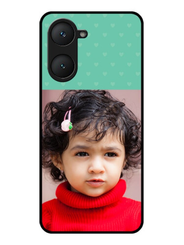 Custom iQOO Z9 Lite 5G Custom Glass Phone Case - Lovers Picture Design