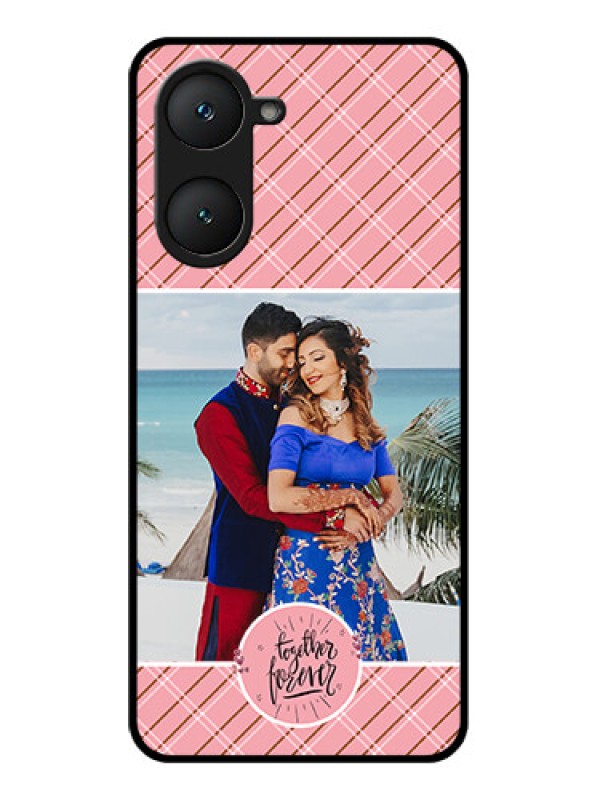 Custom iQOO Z9 Lite 5G Custom Glass Phone Case - Together Forever Design