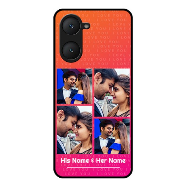 iQOO Z9 Lite 5G Custom Glass Phone Case - I Love You Pink Design iQOO Z9 Lite 5G Custom Glass Phone Case - I Love You Pink Design