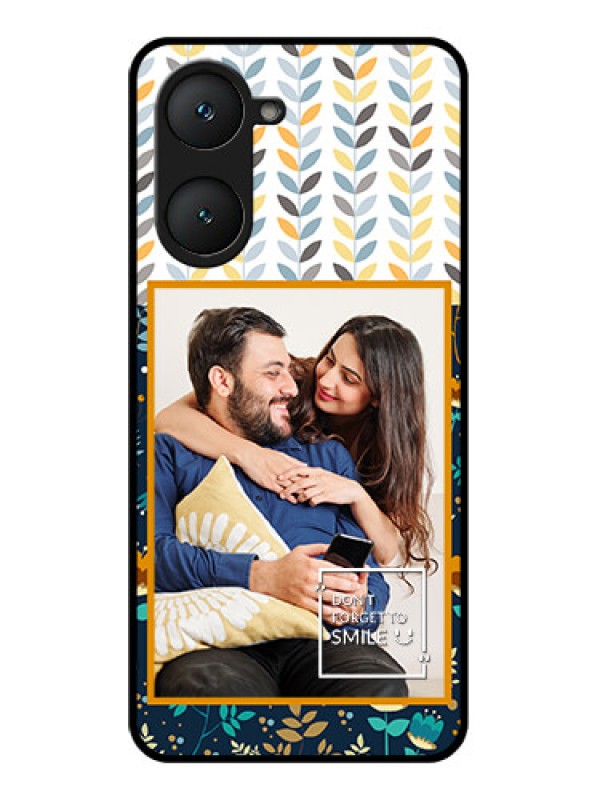 Custom iQOO Z9 Lite 5G Custom Glass Phone Case - Pattern Design