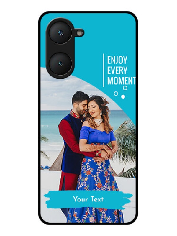 Custom iQOO Z9 Lite 5G Custom Glass Phone Case - Happy Moment Design