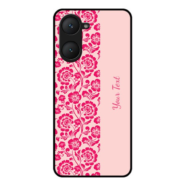iQOO Z9 Lite 5G Custom Glass Phone Case - Attractive Floral Pattern Design iQOO Z9 Lite 5G Custom Glass Phone Case - Attractive Floral Pattern Design